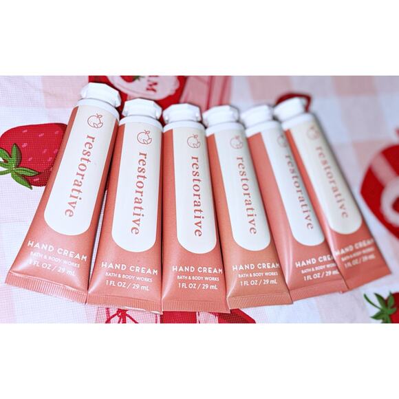 Bath & Body Works Restorative 1 fl oz Moisturizing Hand Cream 6 pcs - Picture 2 of 4
